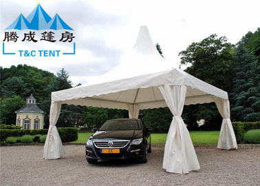 Multi tenda impermeabile utilizzata all'aperto del baldacchino per l'automobile che parcheggia la singola struttura della pelle