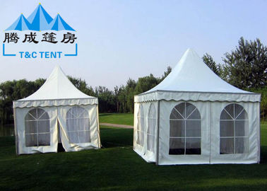 Tenda del partito della pagoda di pubblicità con la finestra del PVC/tenda bianche del muro laterale