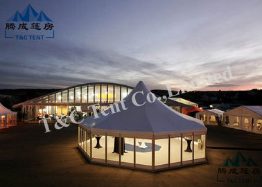 Hotel di lusso della tenda di Bell della decorazione, tenda all'aperto di evento di dimensione selezionabile