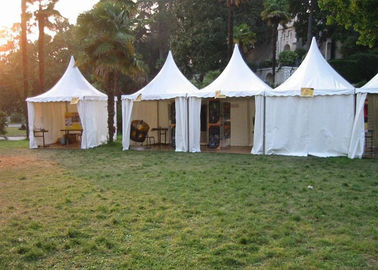 Tenda all'aperto commerciale della tenda foranea su misura tenda del baldacchino della pagoda dell'alto picco di bianco 5x5m per la fiera commerciale