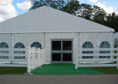 Tende di lusso di alluminio di evento di nozze della copertura bianca impermeabile rallentatrice con il tetto bianco
