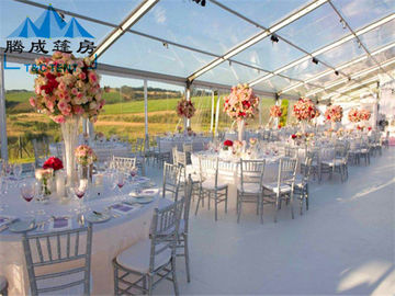 Tenda bianca del PVC di protezione alta di flessibilità sicura ed UV di resistenza buona per le nozze