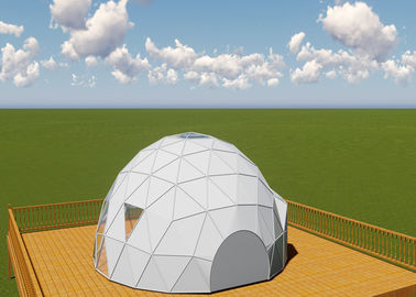 acciaio del diametro di 5M e palla trasparente della cupola geodetica del PVC progettata per l'avvenimento sportivo all'aperto
