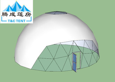 acciaio del diametro di 5M e palla trasparente della cupola geodetica del PVC progettata per l'avvenimento sportivo all'aperto
