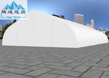 tenda di alluminio della struttura della radura della curva del PVC di bianco di 20x40m per il vento di 500 persone Seater di nozze resistente