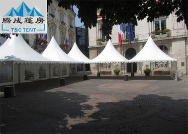 Tenda bianca 8x8M, stile all'aperto del partito della tenda foranea del PVC della lega di alluminio dell'europeo della tenda di nozze