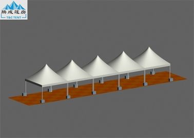Grande tenda del magazzino del tetto bianco, tenda variopinta del gazebo della pagoda della parete del PVC della struttura di alluminio per il festival